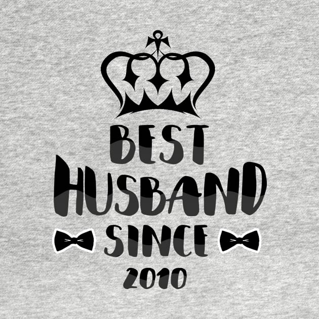 'Best Husband Since 2010' Sweet Wedding Anniversary Gift by ourwackyhome